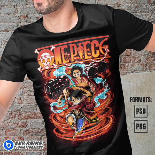 Gear 4 - A One Piece Luffy T-Shirt by CoD Designs - The Shirt List