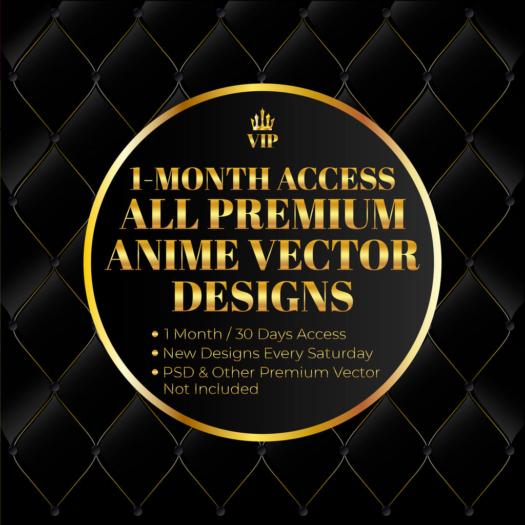 1-Month Access All Premium Anime Vector Designs