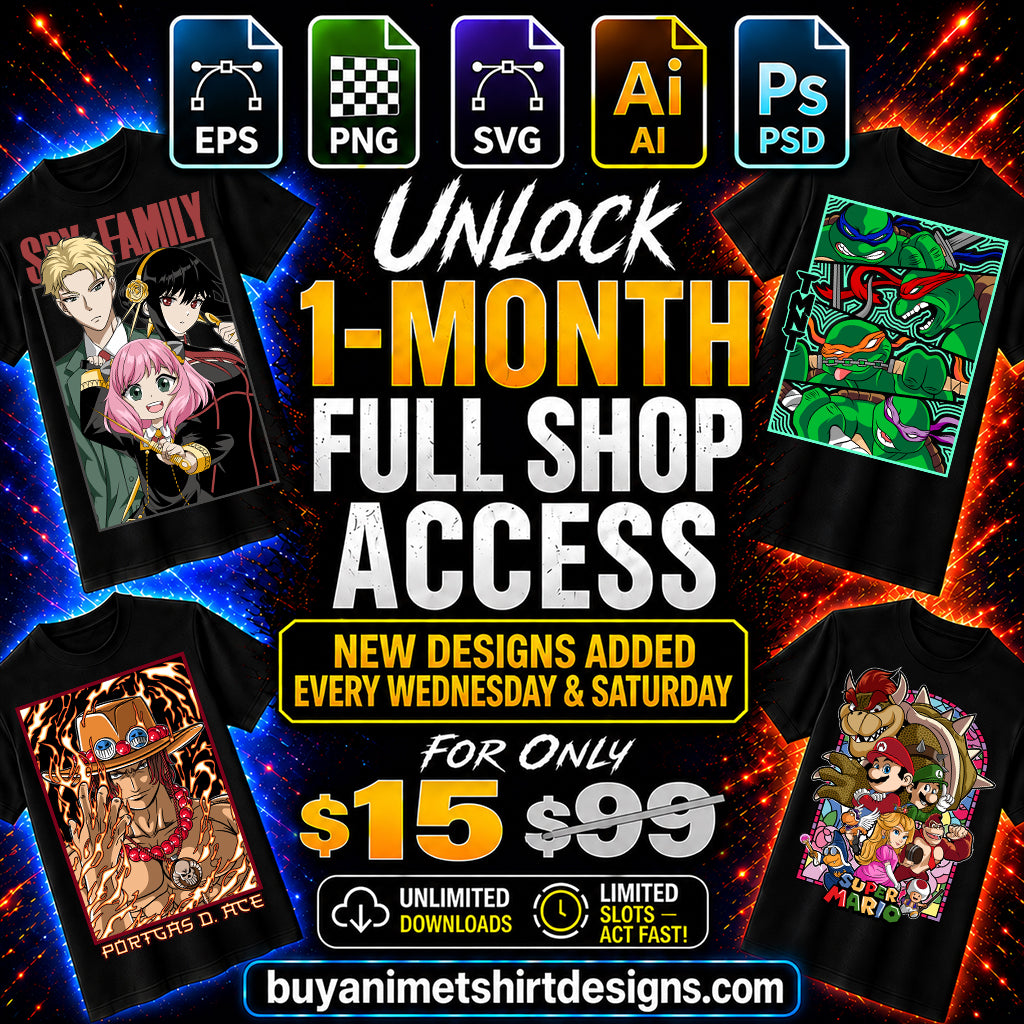 1 Month Full Shop Access – Download Everything