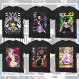 Best Selling Premium Anime Vector T-Shirt Designs Ultimate Bundle #5