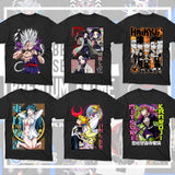 Best Selling Premium Anime Vector T-Shirt Designs Ultimate Bundle #5