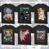 Best Selling Premium Anime Vector T-Shirt Designs Ultimate Bundle #5