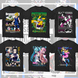 Best Selling Premium Anime Vector T-Shirt Designs Ultimate Bundle #5