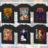 Best Selling Premium Anime Vector T-Shirt Designs Ultimate Bundle #6