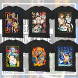 Best Selling Premium Anime Vector T-Shirt Designs Ultimate Bundle #6