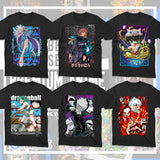 Best Selling Premium Anime Vector T-Shirt Designs Ultimate Bundle #6