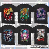 Best Selling Premium Anime Vector T-Shirt Designs Ultimate Bundle #1