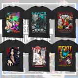 Best Selling Premium Anime Vector T-Shirt Designs Ultimate Bundle #2