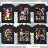 Best Selling Premium Anime Vector T-Shirt Designs Ultimate Bundle #2