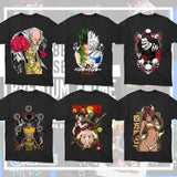 Best Selling Premium Anime Vector T-Shirt Designs Ultimate Bundle #2