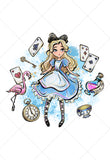 Alice in Wonderland Clipart PNG #2