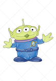 Alien Toy Story Clipart PNG