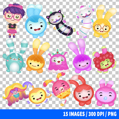 Abby Hatcher Clipart PNG Bundle #2