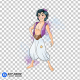 Aladdin Watercolor Clipart PNG Hand Drawn Illustration