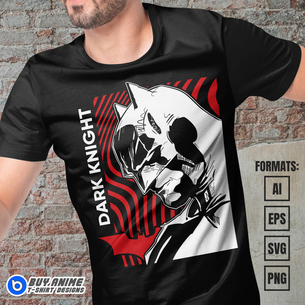 Batman Dark Knight Vector T-shirt Design Template