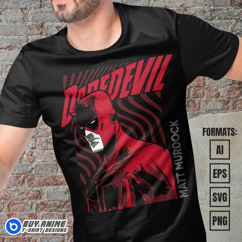 Daredevil Vector T-shirt Design Template