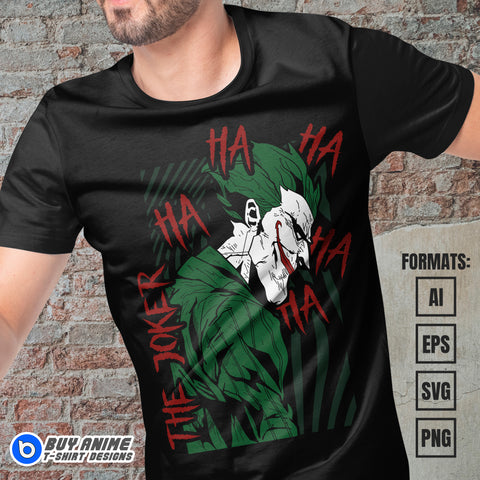 Joker Vector T-shirt Design Template