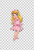 Baby Aurora Sleeping Beauty Clipart PNG
