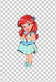Baby Ariel Clipart PNG
