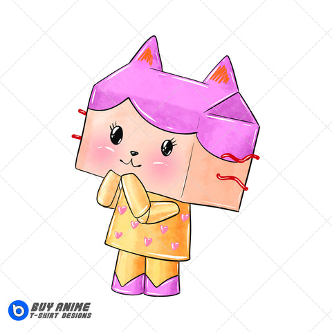 Baby Box Gabby's Dollhouse Watercolor Clipart PNG Hand Drawn Illustration