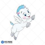 Pegasus Hercules Watercolor Clipart PNG Hand Drawn Illustration