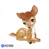 Bambi Watercolor Clipart PNG Hand Drawn Illustration