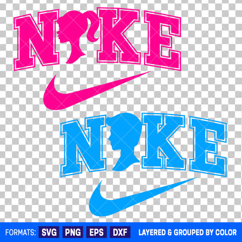 Barbie And Ken x Nike Bundle SVG Cut Files for Cricut and Silhouette