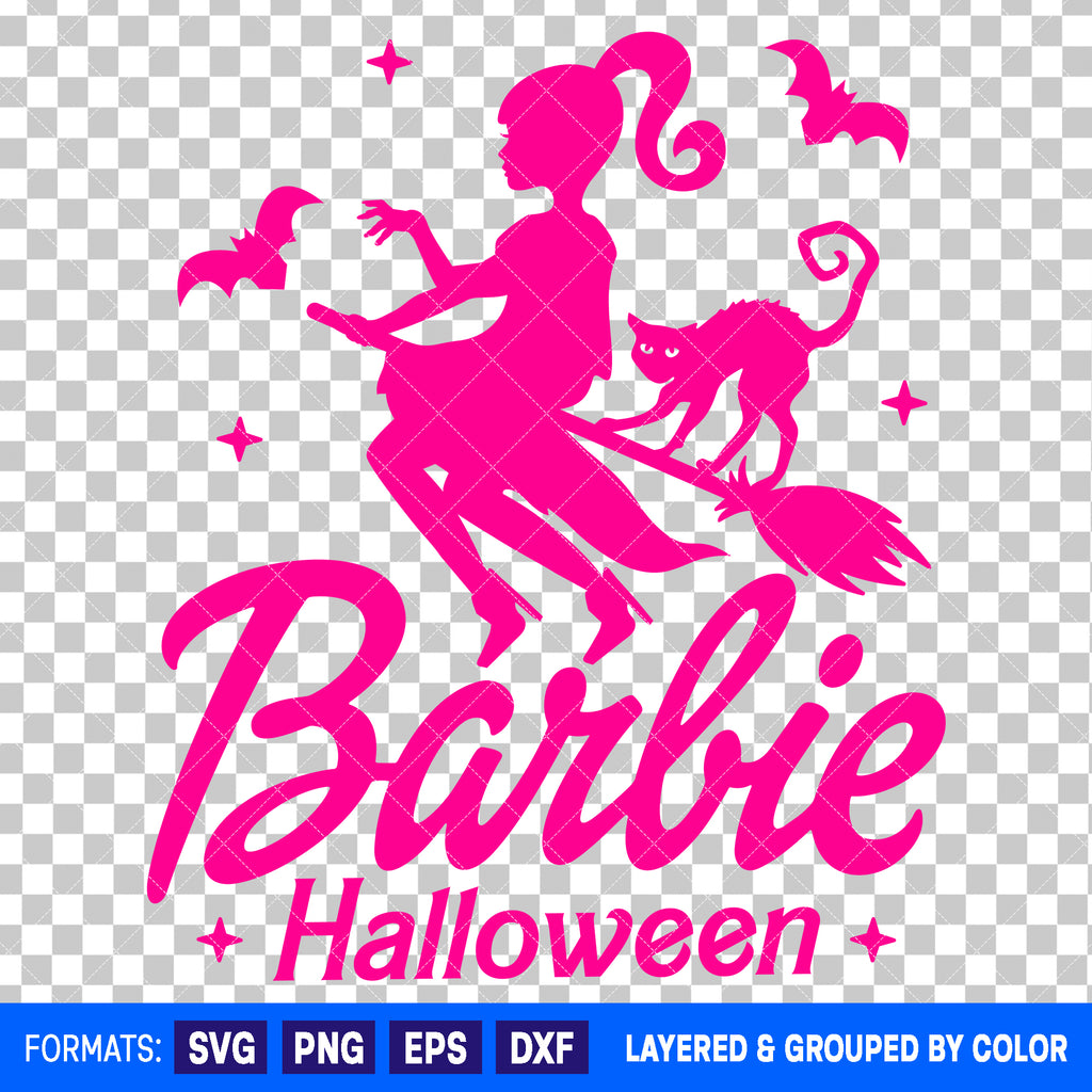 Barbie Halloween SVG Cut File for Cricut and Silhouette