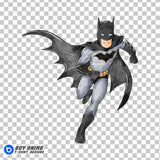 Batman Watercolor Clipart PNG Hand Drawn Illustration #3
