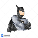Batman Watercolor Clipart PNG Hand Drawn Illustration #4