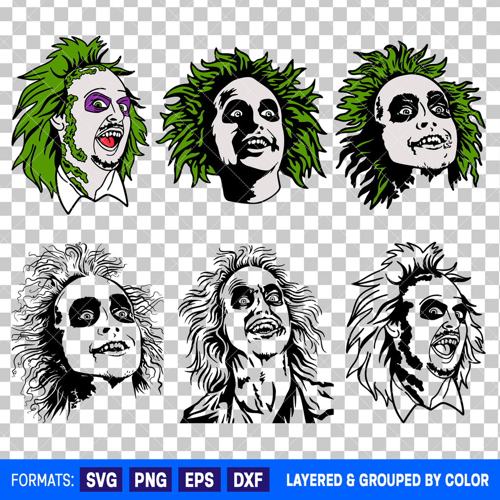 Beetlejuice Bundle SVG Cut Files for Cricut and Silhouette