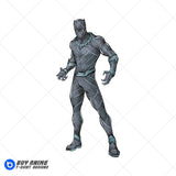 Black Panther Watercolor Clipart PNG Hand Drawn Illustration #3
