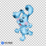 Blues Clues Watercolor Clipart PNG Hand Drawn Illustration #4