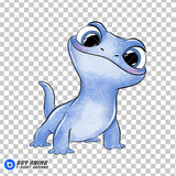 Bruni Frozen Watercolor Clipart PNG Hand Drawn Illustration