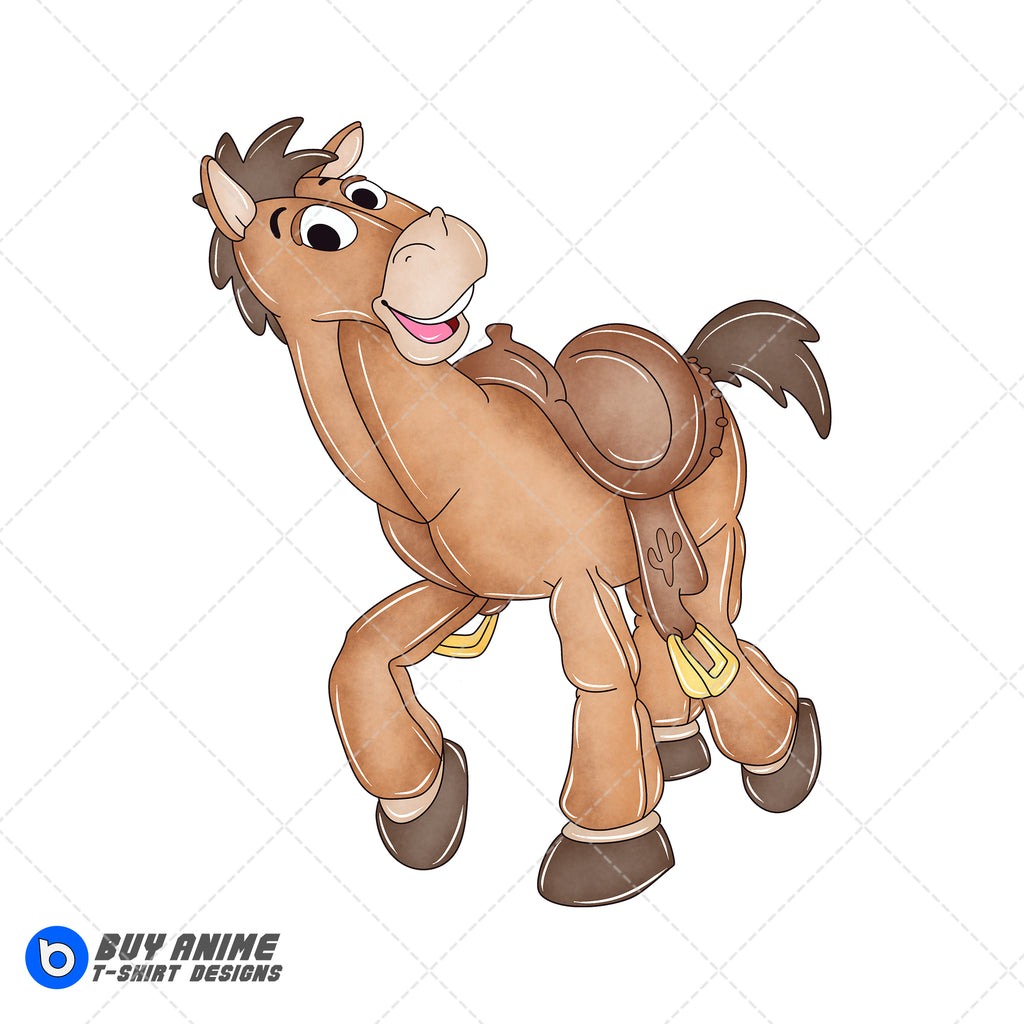 Bullseye Toy Story Watercolor Clipart PNG Hand Drawn Illustration #2
