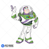 Buzz Lightyear Toy Story Watercolor Clipart PNG Hand Drawn Illustration #2