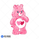 Care Bears Watercolor Clipart PNG Hand Drawn Illustration