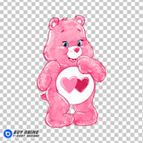 Care Bears Watercolor Clipart PNG Hand Drawn Illustration