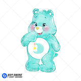 Care Bears Watercolor Clipart PNG Hand Drawn Illustration #3