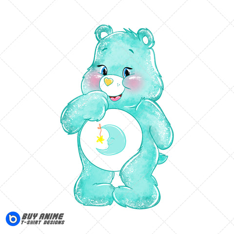 Care Bears Watercolor Clipart PNG Hand Drawn Illustration #3
