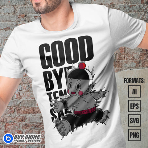 Chiaotzu Dragon Ball Vector T-shirt Design Template