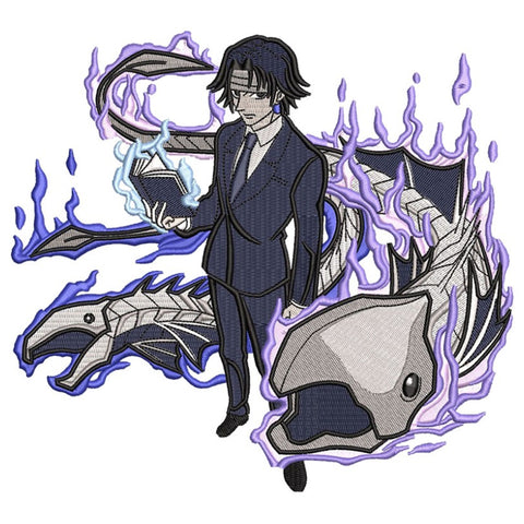 Chrollo Lucilfer Hunter x Hunter Anime Embroidery Design Template
