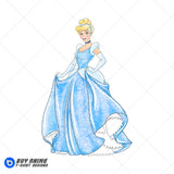 Cinderella Watercolor Clipart PNG Hand Drawn Illustration #2