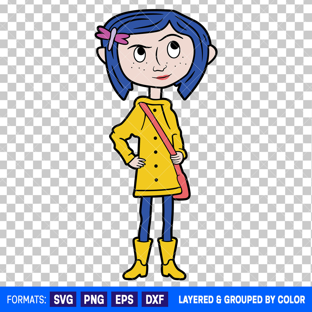 Coraline Halloween SVG Cut File for Cricut and Silhouette #5