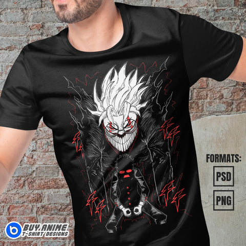 Dandadan Anime Vector T-shirt Design Template