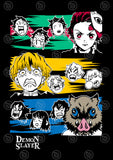 Demon Slayer Anime Vector T-shirt Designs Bundle Templates #6
