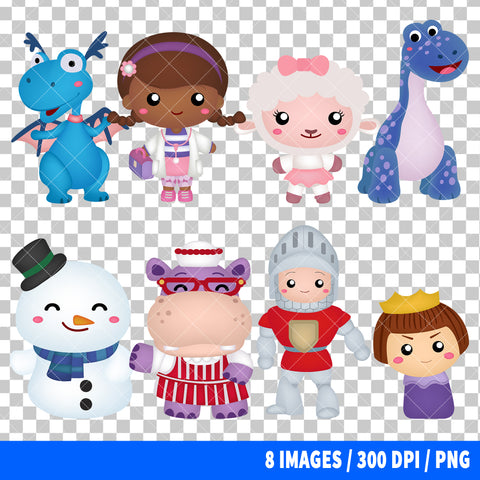 Doc McStuffins Clipart PNG Bundle
