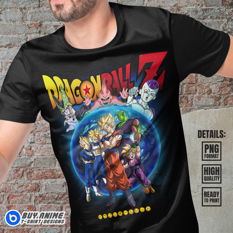 Dragon Ball Anime Bootleg T-shirt Design