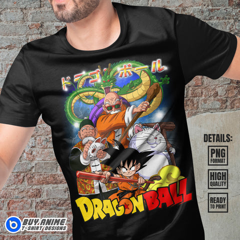 Dragon Ball Anime Bootleg T-shirt Design #2