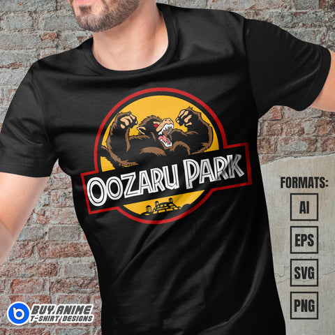 Dragon Ball Vector T-shirt Design Template #2